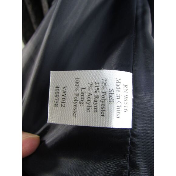 Coldwater Creek Blazer Blue black gold Size Large 14-16 - Picture 4 of 7